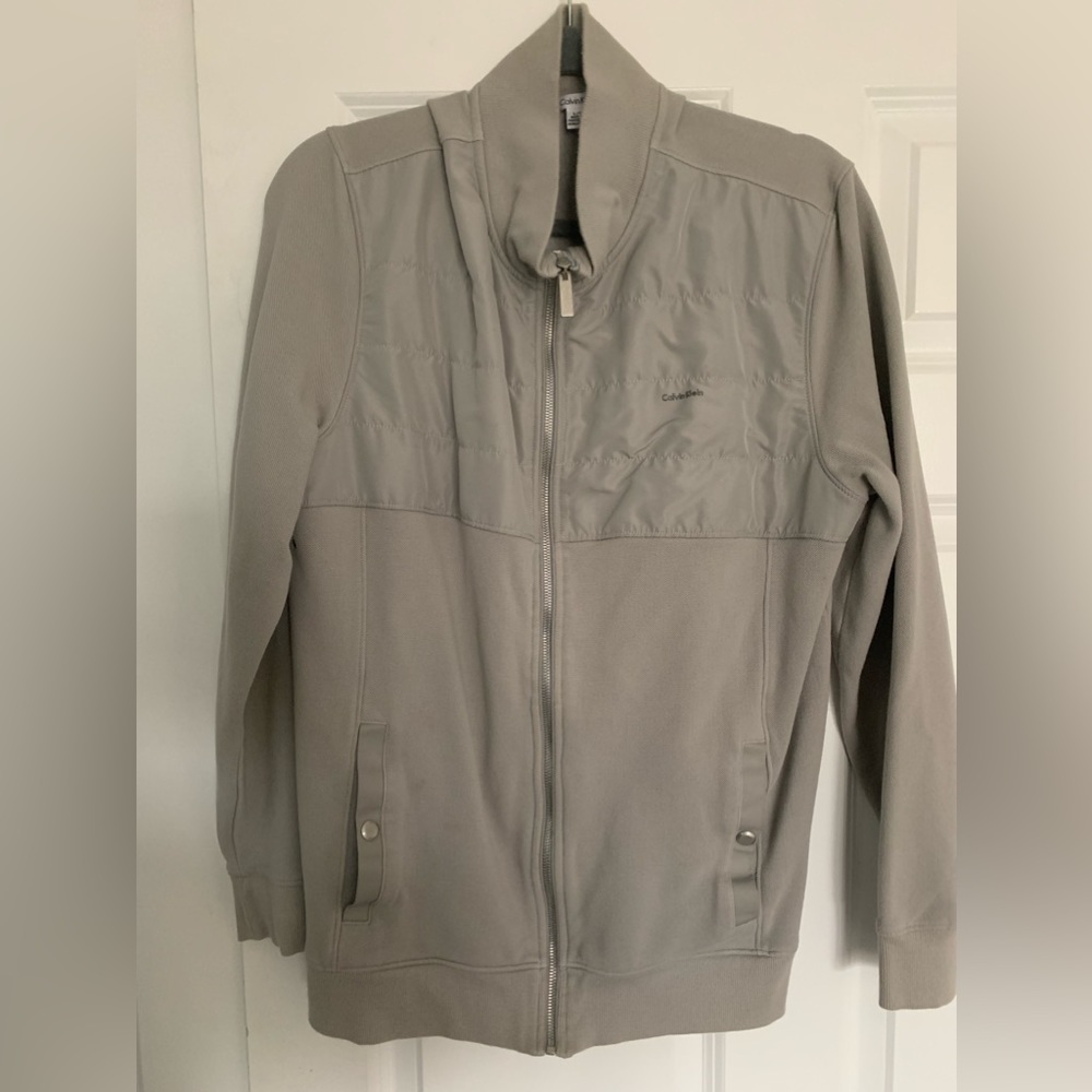 Calvin Klein mens zip up sweater